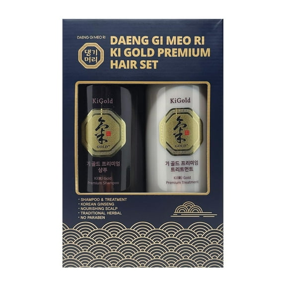 Daeng Gi Meo Ri Ki Gold Premium Shampoo & Treatment, 26.3 Fluid Ounce (2 Pack)