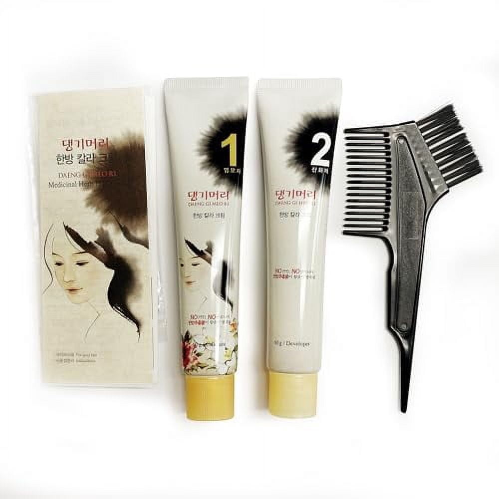 Daeng Gi Meo Ri Herbal Hair Color – Dark Brown, Ammonia-Free & PPD-Free (60g Cream)-1146577