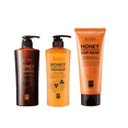 thumbnail image 1 of Daeng Gi Meo Ri Professional Honey Therapy Shampoo, Treatment 500ml, Hair Mask 150ml, 1 of 1