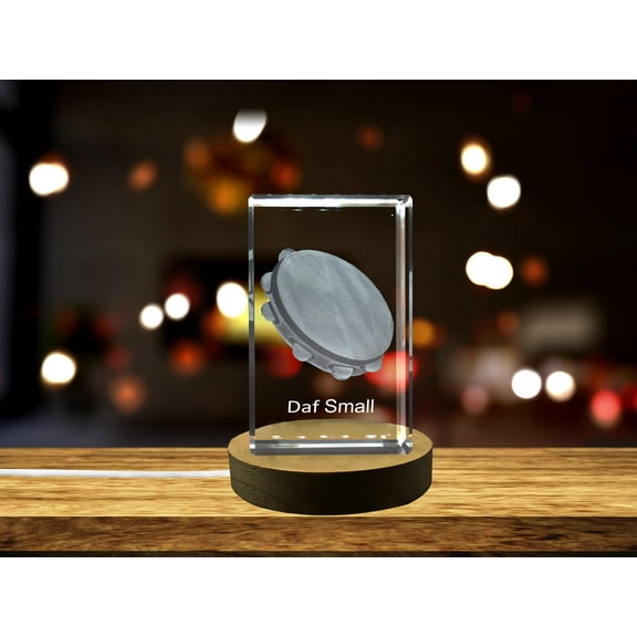 Daf 3D Engraved Crystal 3D Engraved Crystal Keepsake/Gift/Decor/Collectible/Souvenir