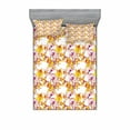 thumbnail image 1 of Daffodil Bedding Set with Sheet & Covers, Complex Colorful Detailed Mixed Narcissus Flower 6 Petals Love Balance Painting, Printed Bedroom Decor 2 Shams, 4 Sizes, Multicolor, by Ambesonne, 1 of 3