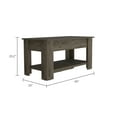 thumbnail image 1 of Daffodil Bench,Liftable Top and Lower Panel,Brown Engineered Wood Furniture Primary Living Space Storage Benches, 1 of 1