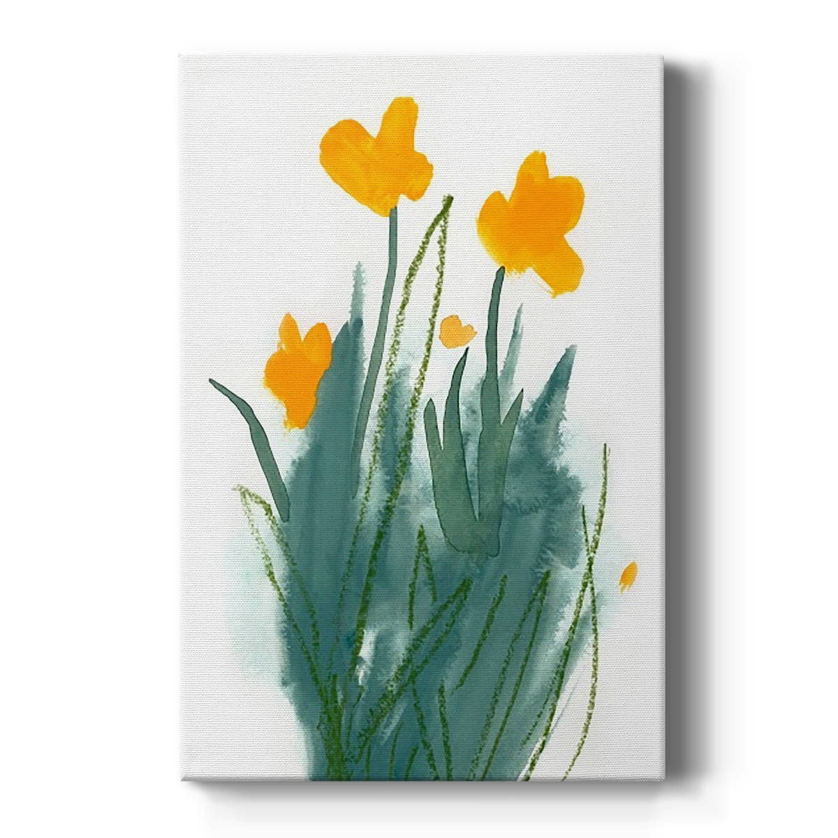 Daffodil Bunch I Premium Gallery Wrapped Canvas - Ready to Hang