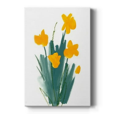 Daffodil Bunch II Premium Gallery Wrapped Canvas - Ready to Hang