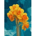 thumbnail image 1 of Daffodil Floral Canvas Print, Wall Art for Living Room Bedroom Kitchen Dining Room Office Hallway, 1 of 8