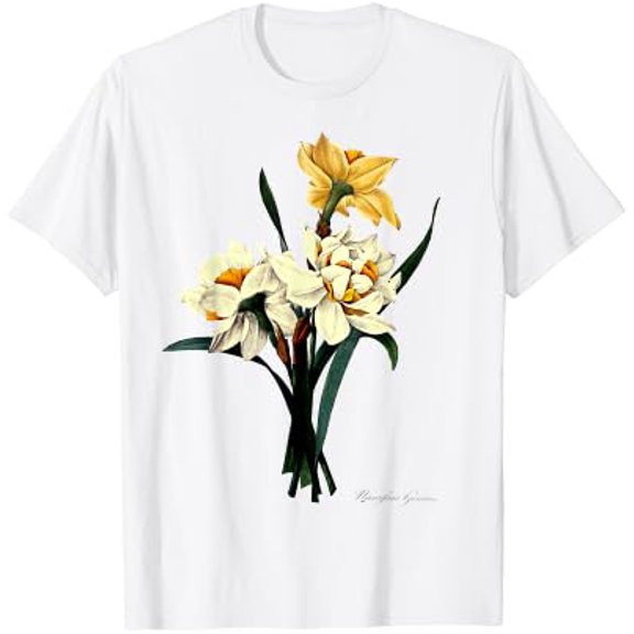 Daffodil Flower Botanical Narcissus Plant T-Shirt