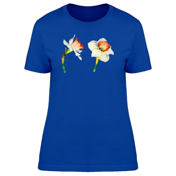 Daffodil Flowers T-Shirt Women -Image by Shutterstock, Female x-Large