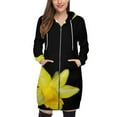 Daffodil Oversized Hoodie Women Drawstring Sweatshirts Personality