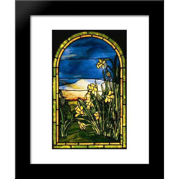 Daffodils 20x24 Framed Art Print by Louis Comfort Tiffany