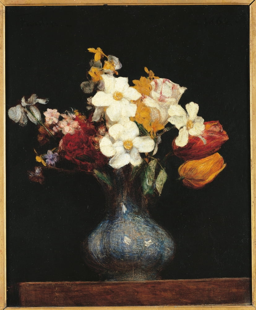 Daffodils And Tulips Canvas Art - (18 x 24)