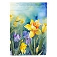 thumbnail image 1 of Daffodils in Watercolor Garden Flag 11.25 in x 15.5 in, 1 of 5