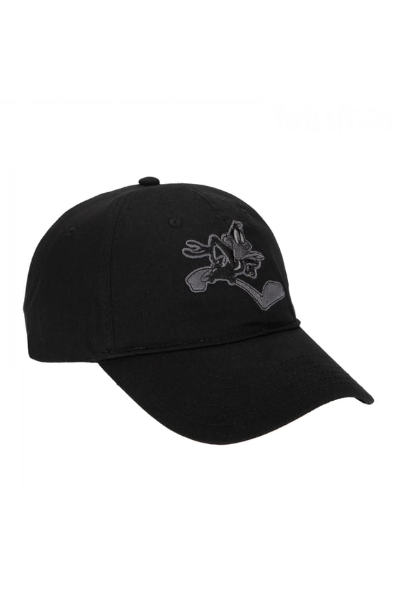Daffy Duck Looney Tunes Men's Embroidered Snapback Hat Cap in Black