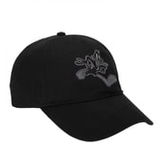 Daffy Duck Looney Tunes Mens Embroidered Snapback Hat Cap in Black