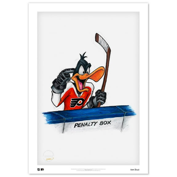 Daffy Duck Philadelphia Flyers 24" x 36" Looney Tunes Limited Edition Fine Art Print