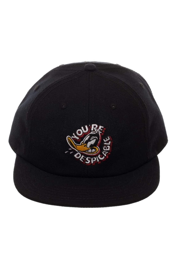 Daffy Duck Snapback Looney Tunes Hat Daffy Duck Hat Looney Tunes Snapback Black