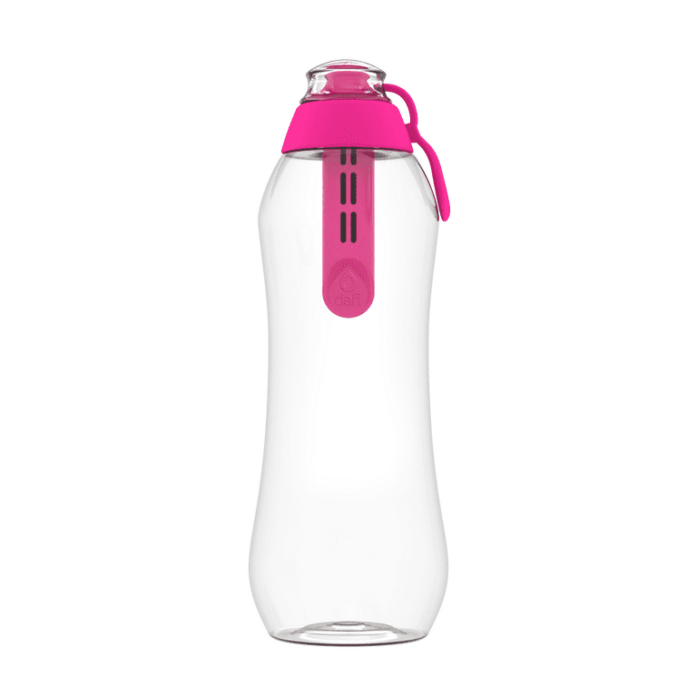 Dafi Sport Water Bottle with Filter | 24 oz | Personal Reusable Filtering  Bottle | Pink