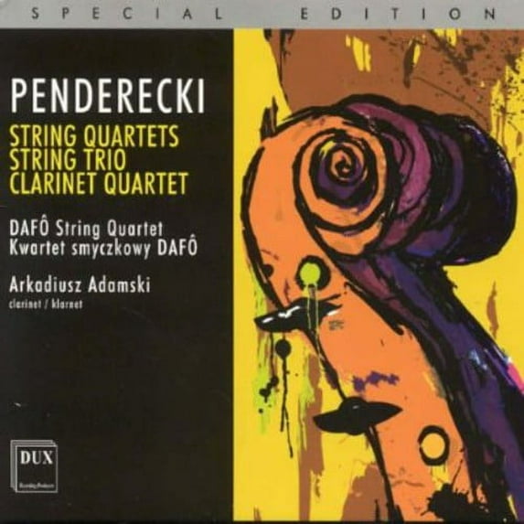 Dafo String Quartet - String Quartets String Trio Clarinet Quartet - Music & Performance - CD