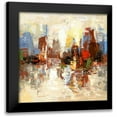 thumbnail image 1 of Dag, Inc. 12x12 Black Modern Framed Museum Art Print Titled - Metro Life 8, 1 of 5