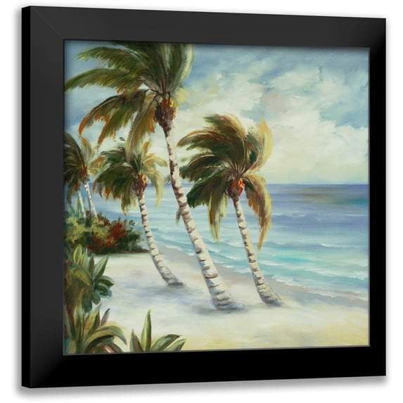 Dag, Inc. 12x12 Black Modern Framed Museum Art Print Titled - Tropical 4