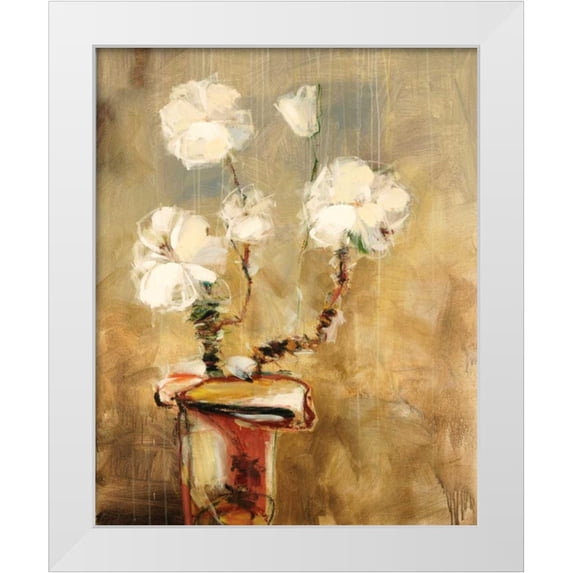 Dag, Inc. 15x18 White Modern Wood Framed Museum Art Print Titled - Vivo Floral 15