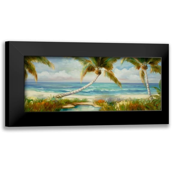 Dag, Inc. 24x12 Black Modern Framed Museum Art Print Titled - Tropical 11
