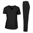 thumbnail image 1 of Dagacci Medical Uniform Unisex Scrubs Set Scrub Top and Pants, 1 of 4