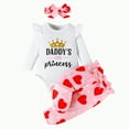 thumbnail image 1 of Dagaeig 24 Months Baby Girl Clothing 3 Months Baby Girl Clothes Long Sleeve Romper Set Floral Fall Outfits Cute Baby Clothes Girl(White,3-6 Months), 1 of 9