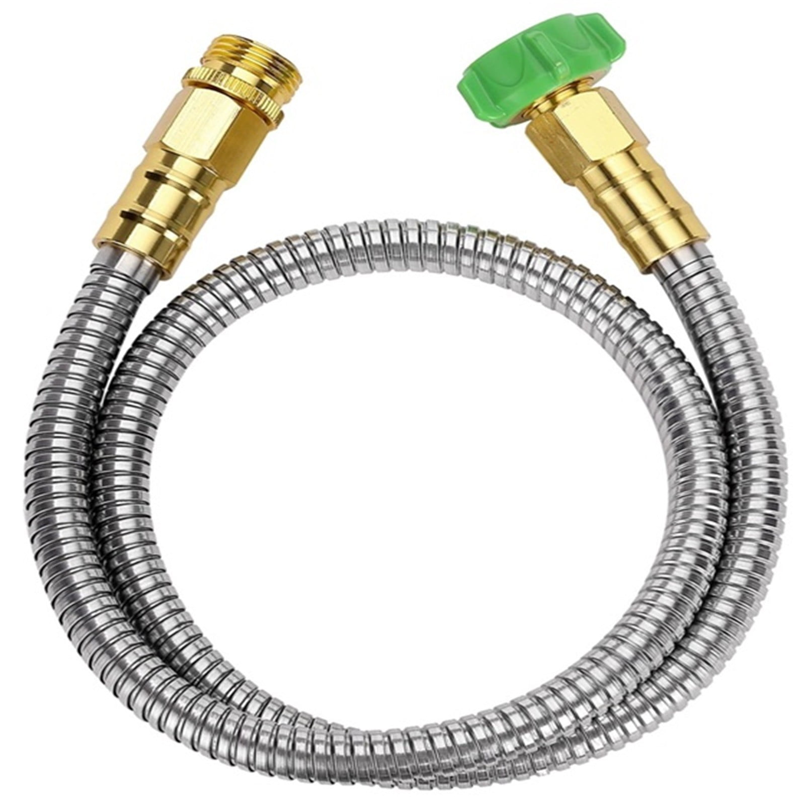 Dagaeig 304 Stainless Steel Metal Garden Hose Connector 1 Feet Short
