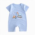 thumbnail image 1 of Dagaeig Baby Girl Romper 0 3 6 9 12 18 24 Months Baby Boy Summer Romper Dinosaur Short Sleeve Rompers Jumpsuits Bodysuit Outfits Size 0-3 Months, 1 of 4