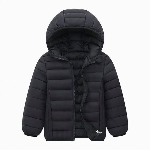 Dagaeig Boys Coat Kids Lightweight Padded Hooded Puffer Autumn and Winter Coat 3-4 Years