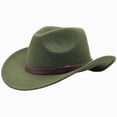 thumbnail image 1 of Dagaeig Classic Western Cowboy Hat Hat Ethnic Hat For Boys And Girls With Upturned Brim Kids Sun Hat Adjustable Boys Girls Beach Bucket Hat UPF 50+ 3-8 Years, 1 of 7