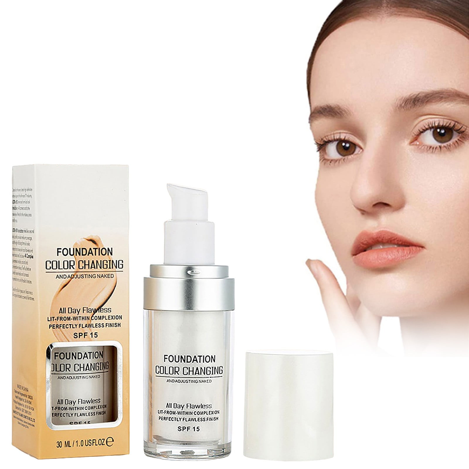 Dagaeig Colour Changing , Color Changing Makeup Base Moisturizing