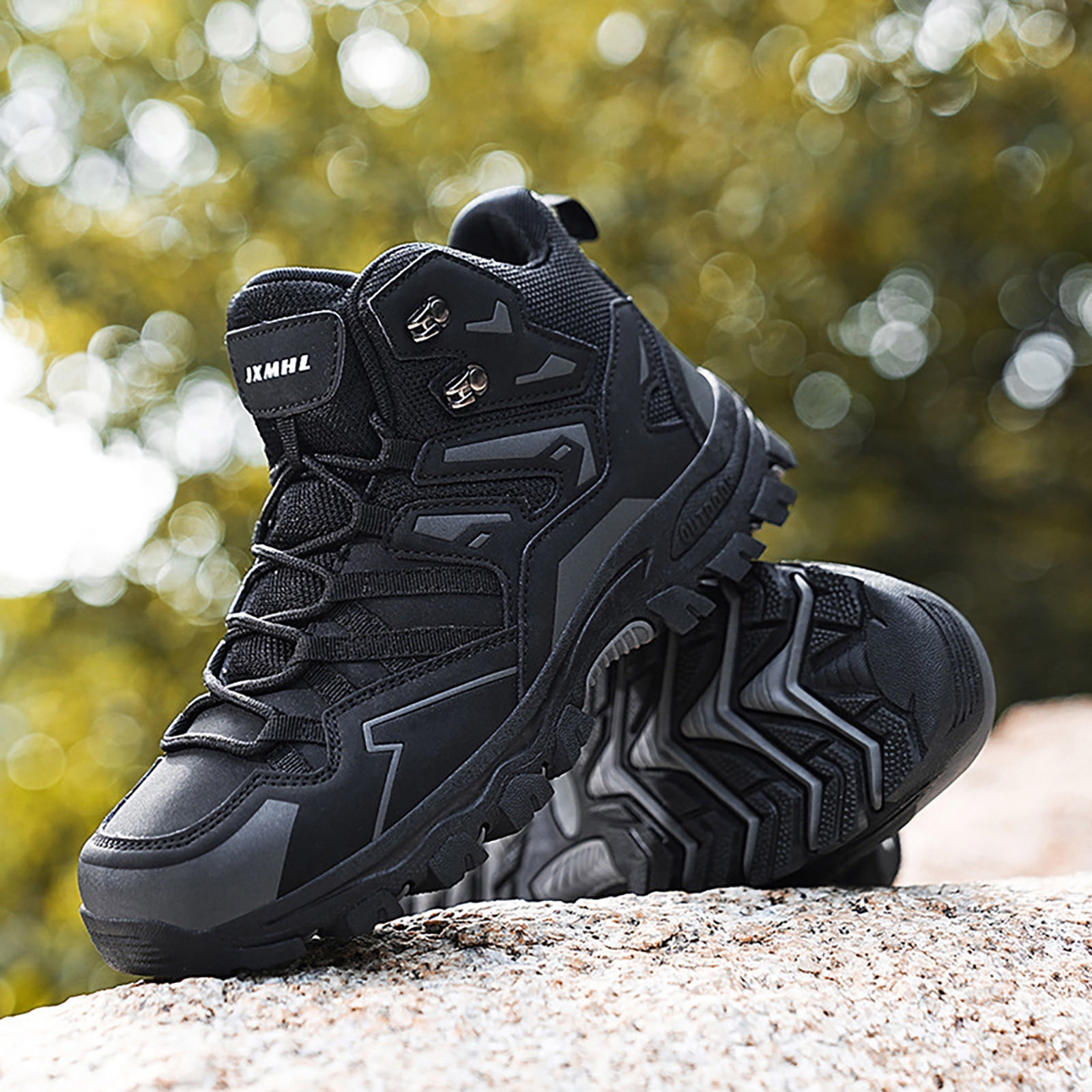 Dagaeig Hiking Boots Men Mid-Rise Lightweight Hiking  display picture 2