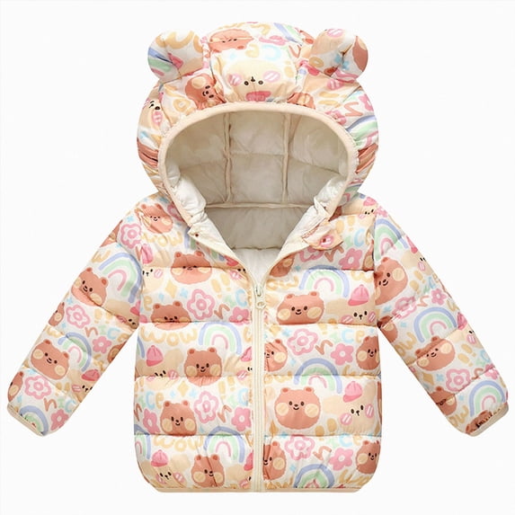 Dagaeig Infant Jacket Toddler Winter Coat Girls Boys Puffer Jacket Lightweight Kids Outerwear 2-3 Years