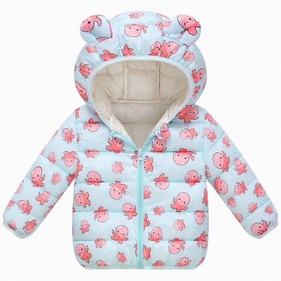 Dagaeig Infant Jacket Toddler Winter Coat Girls Boys Puffer Jacket Lightweight Kids Outerwear 3-4 Years
