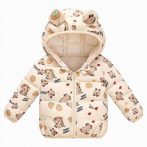Dagaeig Infant Jacket Toddler Winter Coat Girls Boys Puffer Jacket Lightweight Kids Outerwear 90