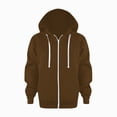 thumbnail image 1 of Dagaeig Kids Zip Up Long Sleeve Hoodie Boys Girls Full Zipper Fleece Hooded Sweatshirt Lightweight Jacket Plain Pullover Sweater 10-11 Years, 1 of 6