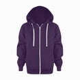 thumbnail image 1 of Dagaeig Kids Zip Up Long Sleeve Hoodie Boys Girls Full Zipper Fleece Hooded Sweatshirt Lightweight Jacket Plain Pullover Sweater 5-6 Years, 1 of 6