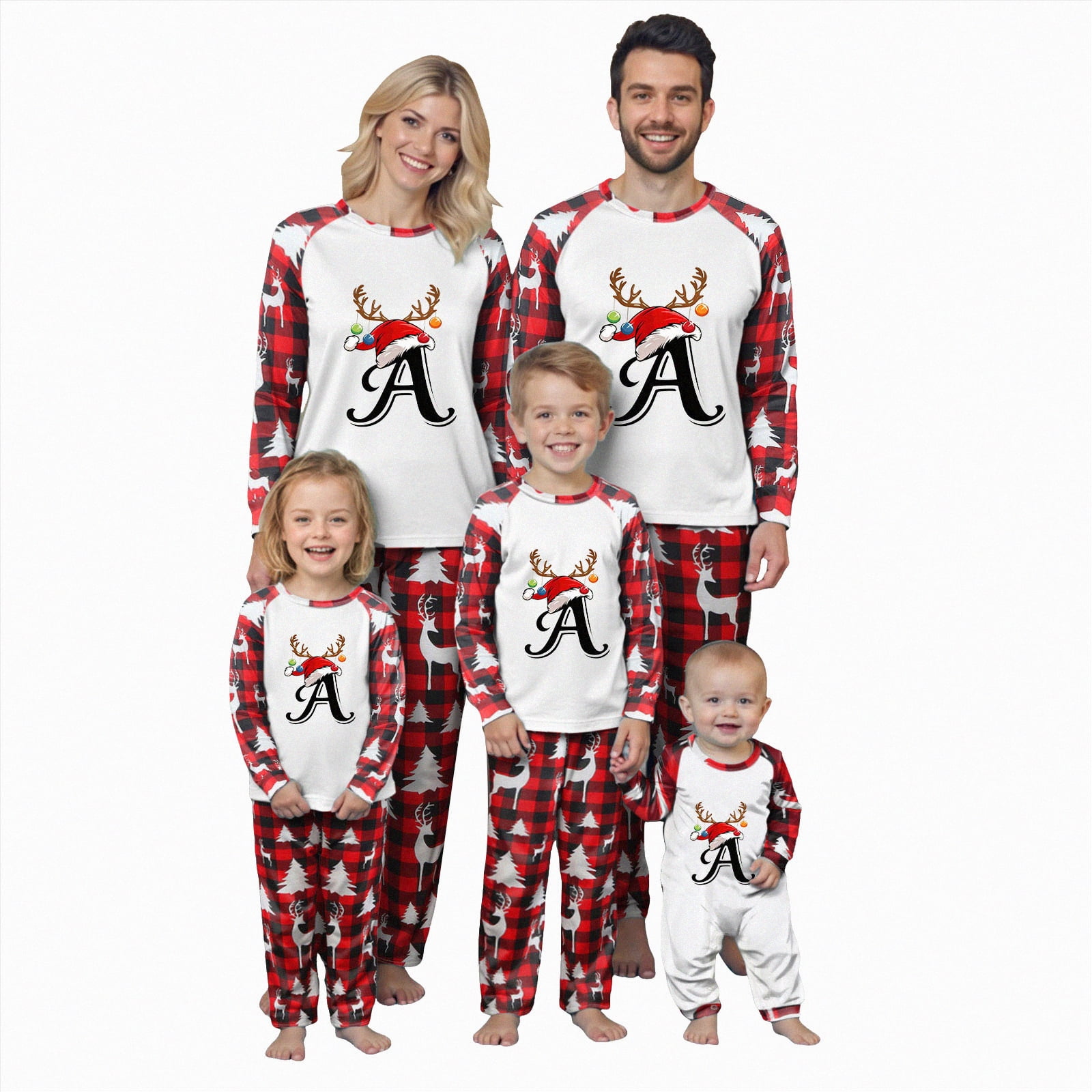 Dagaeig Matching Pjs for Family Family Christmas Pajamas Matching Sets ...