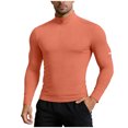 thumbnail image 1 of Dagaeig Men's Compression Shirts Long Sleeve Turtle Neck Athletic Workout Gym T-Shirts Base Layer Undershirts, 1 of 9