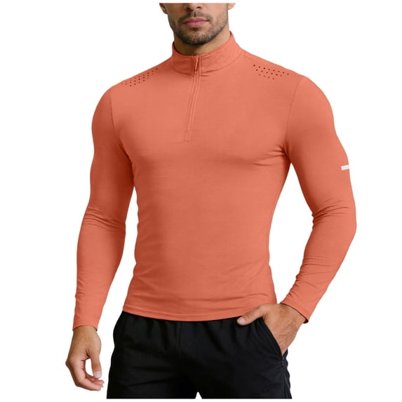 Dagaeig Men's Compression Shirts Long Sleeve Turtle Neck Athletic Workout Gym T-Shirts Base Layer Undershirts