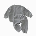 thumbnail image 1 of Dagaeig Toddler Boys Girls Spring Summer Cute Cartoon Print 2Pcs Long Sleeve Sweatshirt Tops Pants Soft Sweatsuit, Cute Soft Sweatsuit 0-3 Months, 1 of 4