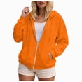 thumbnail image 1 of Dagaeig Womens Zip Up Hoodies 2025 Oversized Hoodie for Women Trendy Hooded Sweatshirts Fall Winter Zipper Y2k Jacket L, 1 of 9