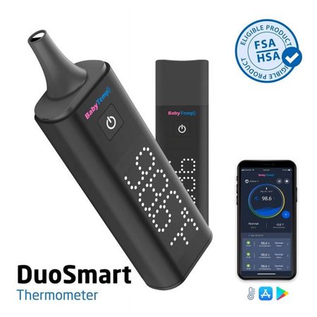 Dagamma  DuoSmart Thermometer with App Forehead & Ear Infrared - All Ages
