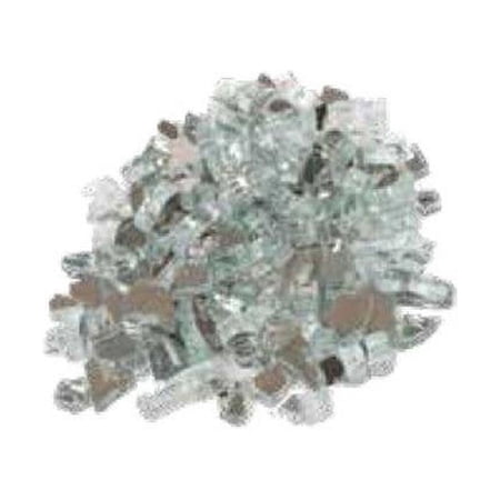 Dagan 0.5 in. Reflective Fire Glass, Silver