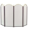thumbnail image 1 of Dagan 2083-9 4 Fold Arched Screen, Black & Polished Brass, 1 of 1