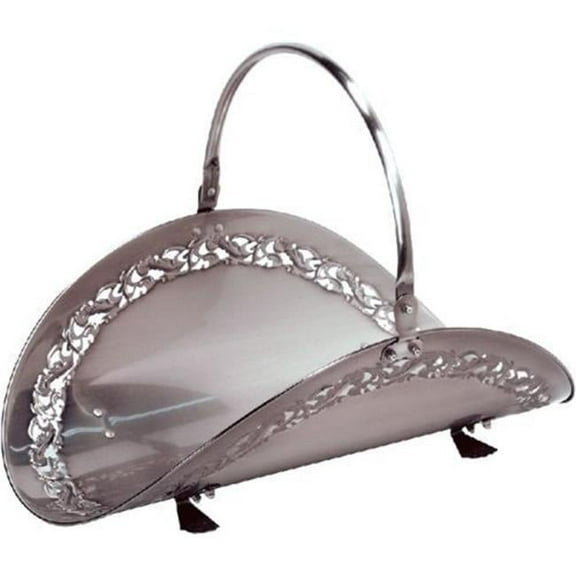 Dagan 73PEW Wood Basket, Pewter