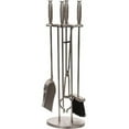 thumbnail image 1 of Dagan 7632 Fireplace Tool Set, Pewter - 5 Piece, 1 of 1