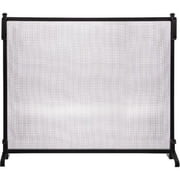 Dagan AHS100 Wrought Iron Panel Screen, Black