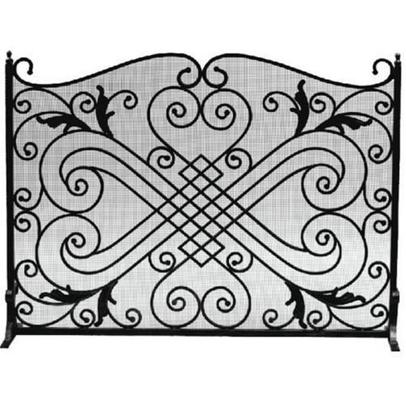 Dagan AHS105 Arched Panel Screen, Black